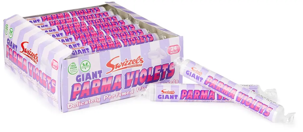 SWIZZELS GIANT PARMA VIOLETS TUBE 24CT (UK)   