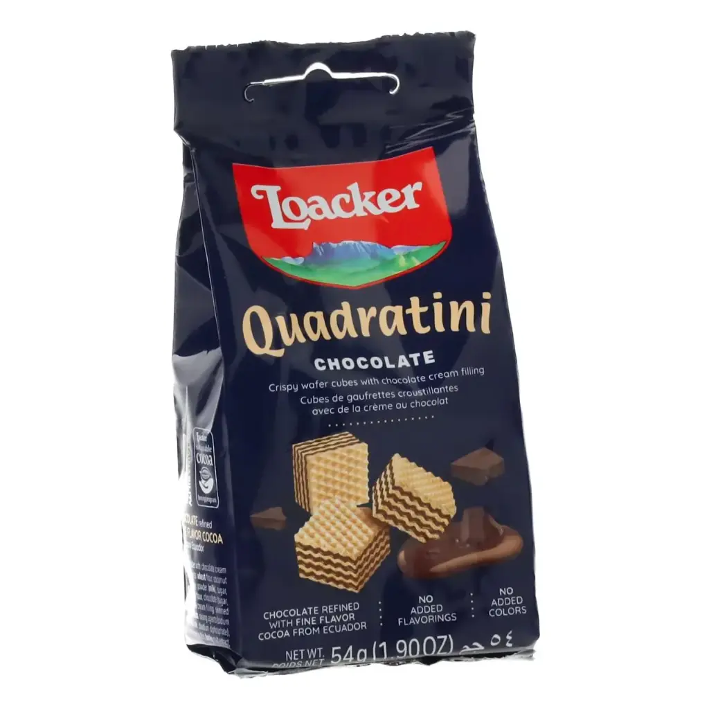 LOACKER QUAD MINIS CHOCOLATE 54G