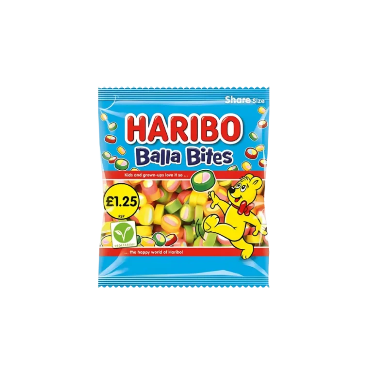 HARIBO BALLA BITES SOUR 140G (UK)