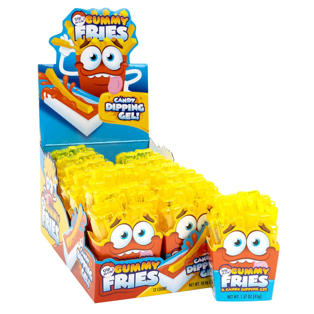 DIP-N-LIK GUMMY FRIES 12CT (US)