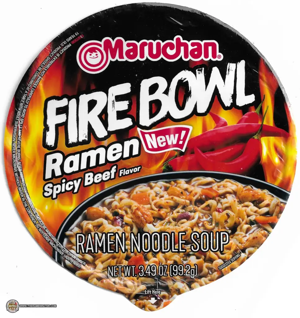 MARUCHAN FIRE BOWL RAMEN SPICY BEEF 100G