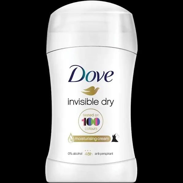 DOVE DEODORANT STICK INVISIBLE DRY 40G 