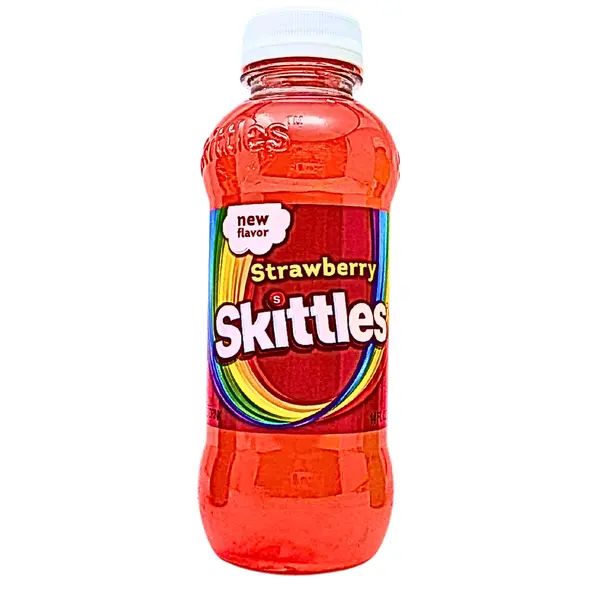 SKITTLES SOUR STRAWBERRY  BTL 414ML/12CT