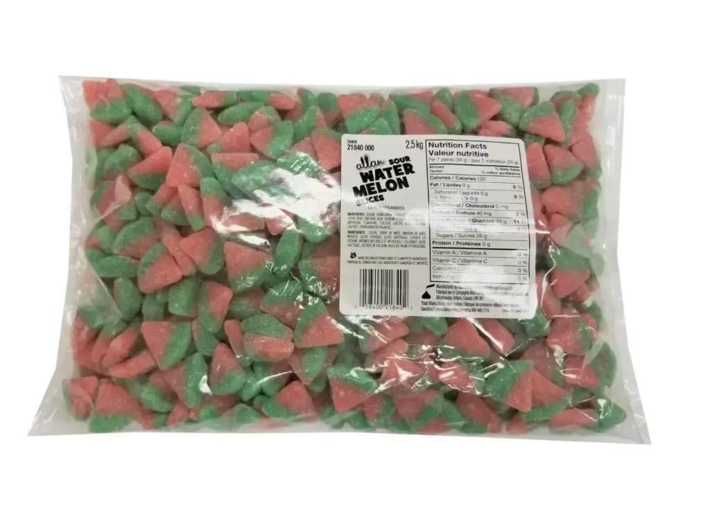 SCHOELTENS SOUR WATERMELON SLICES 2.5KG