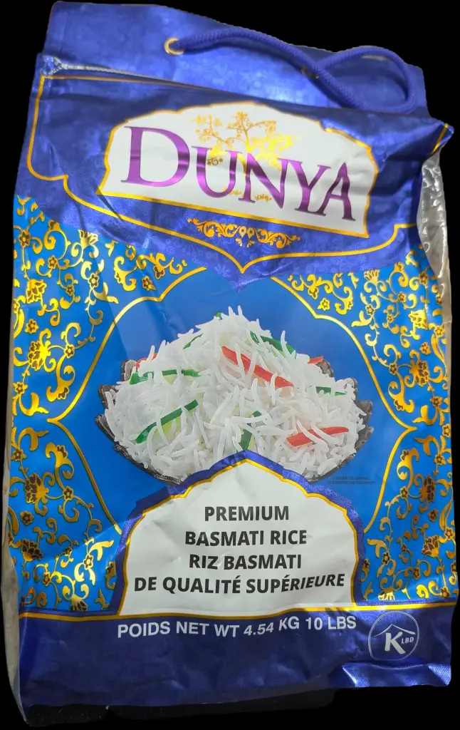 DUNYA PREMIUM BASMATI RICE 10LB