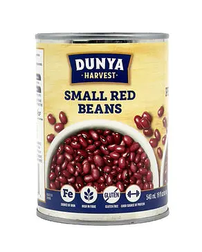 DUNYA HARVEST SMALL RED BEANS CAN 540ML  