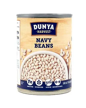 DUNYA HARVEST NAVY BEANS CAN 540ML