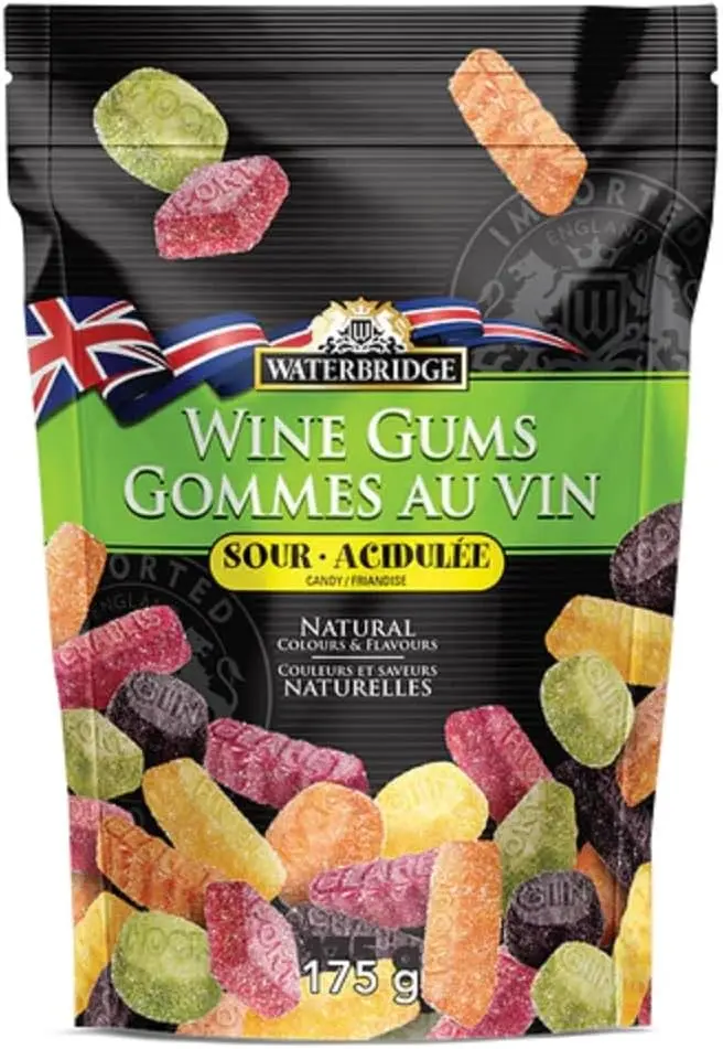 WB WINE GUMS SOUR 175G 