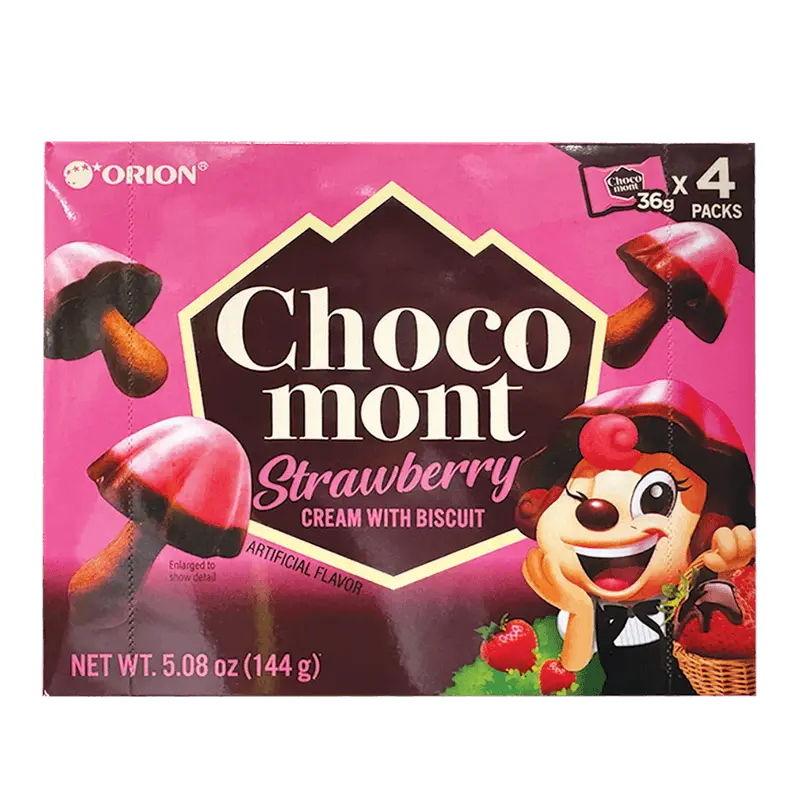 ORION CHOCO MONT STRAWBERRY 144G 