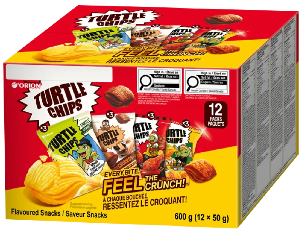 TURTLE CHIPS 4MIX 600G