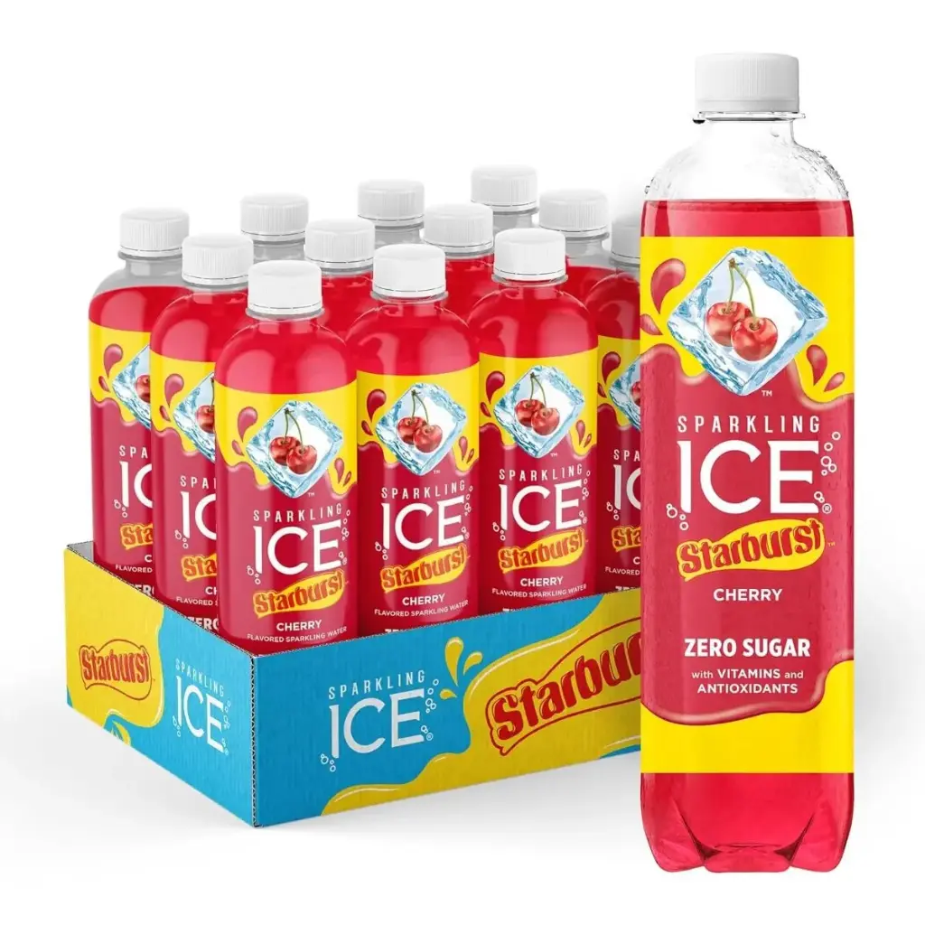 SPARKLING ICE STARBURST CHERRY ZERO SUGAR 503ML/12CT