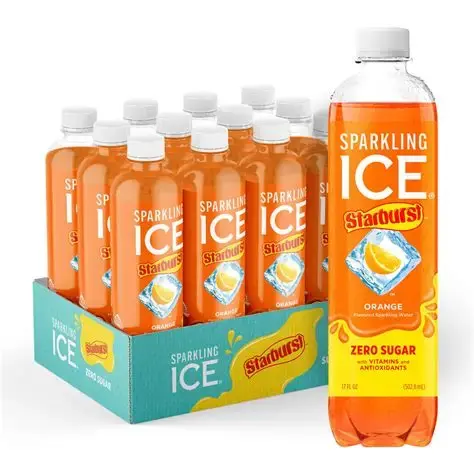 SPARKLING ICE STARBURST ORANGE ZERO SUGAR 503ML/12CT
