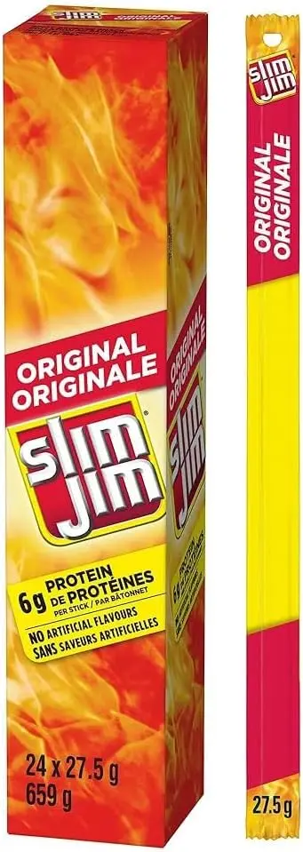 SLIM JIM MEAT STICK ORIGINAL 28G/24CT 