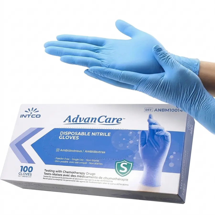 ADVANCARE NITRILE GLOVE LARGE
