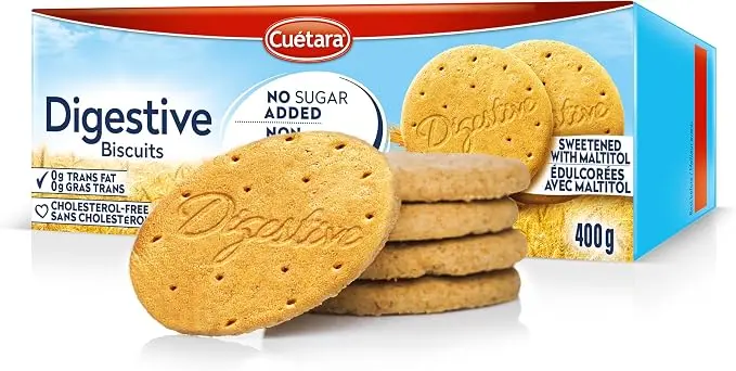 CUETARA BISCUIT DIGESTIVE WITHOUT SUGAR 400G