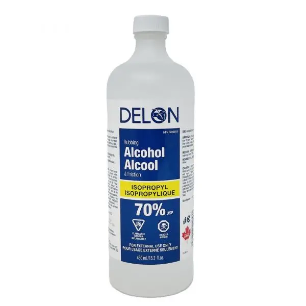 DELON RUBBING ALCOHOL 70% / 450ML
