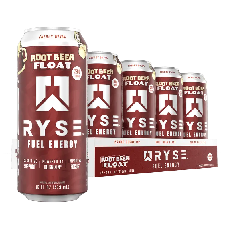 RYSE ENERGY ROOT BEER FLOAT 473ML/12CT