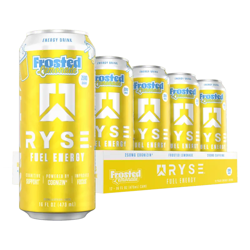 RYSE ENERGY FROSTED LEMONADE 473ML/12CT