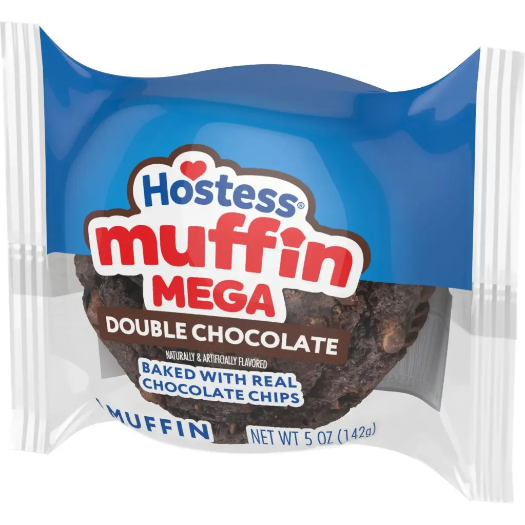 HOSTESS MUFFINS MEGA DOUBLE CHOCOLATE 426G (U)