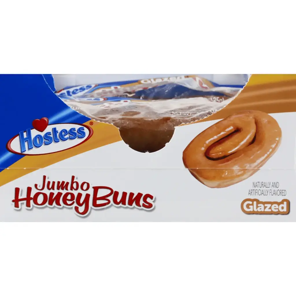 HOSTESS JUMBO GLAZED HONEY BUNS 113G/6CT(U)
