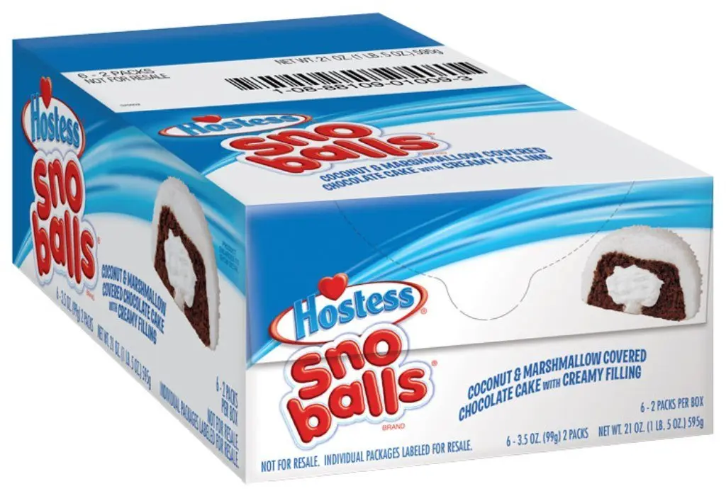 HOSTESS SNOBALLS COCONUT & MARSHMALLOW 6CT/100G (U)
