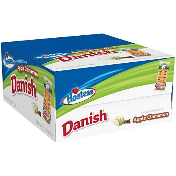 HOSTESS APPLE CINNAMON DANISH 142G/6CT (U) 