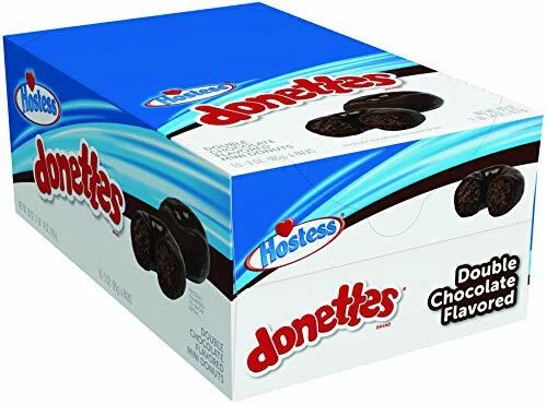 HOSTESS DONETTES DOUBLE CHOCOLATE MINI DONUTS 85G/10CT (U) 