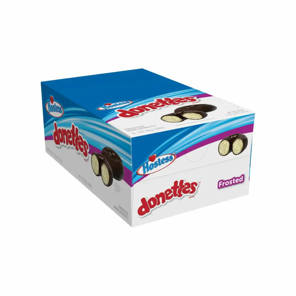 HOSTESS DONETTES FROSTED MINI DONUTS 85G/10CT (U) 