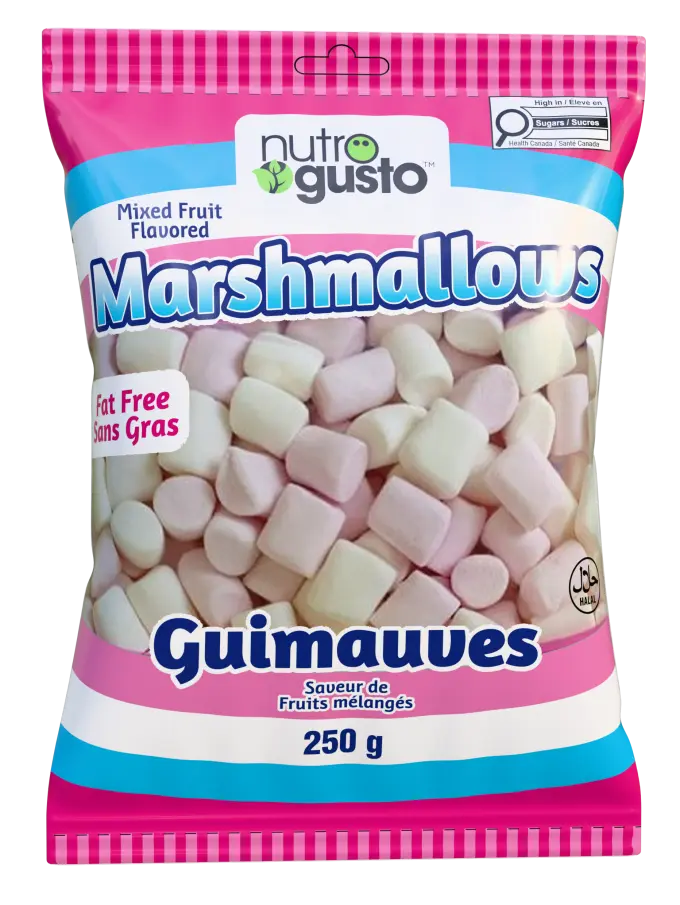 NUTROGUSTO MIXED FRUIT MARSHMALLOWS 250G