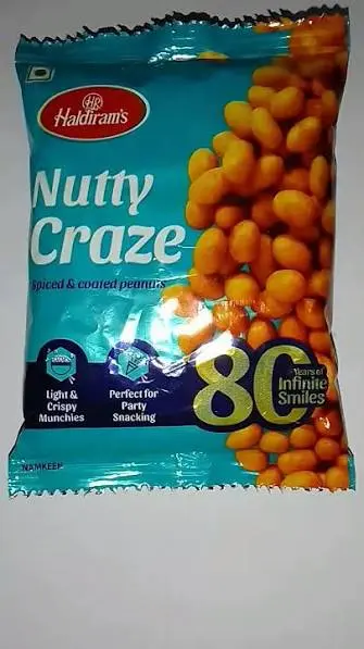 HALDIRAM NUTTY CRAZE 150G