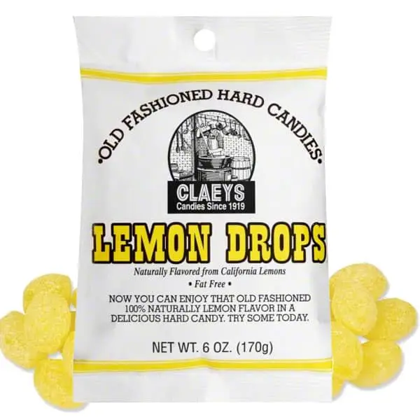 CLAEYS LEMON DROPS OLD FASHIONED HARD CANDIES 170G 