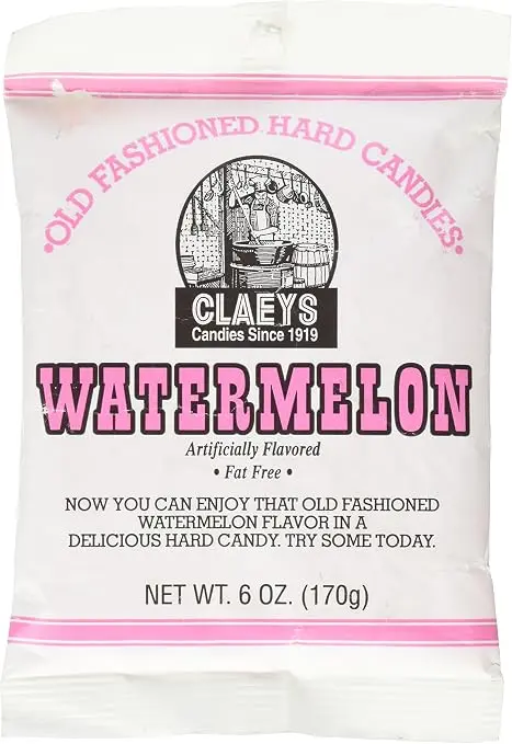 CLAEYS WATERMELON DROPS OLD FASHIONED HARD CANDIES 170G 
