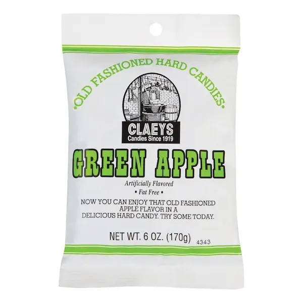 CLAEYS GREEN APPLE OLD FASHIONED HARD CANDIES 170G