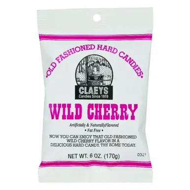 CLAEYS WILD CHERRY OLD FASHIONED HARD CANDIES 170G