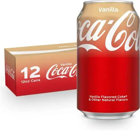 COKE CANS VANILLA 355ML/12CT