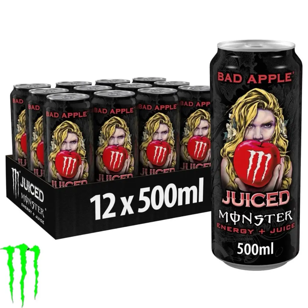 MONSTER BAD RED APPLE 473ml 12CT (CAN)