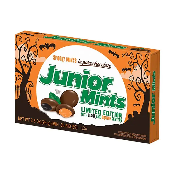 JUNIOR SPOOKY MINTS LIMITED EDITION THEAT. BOX 99G 