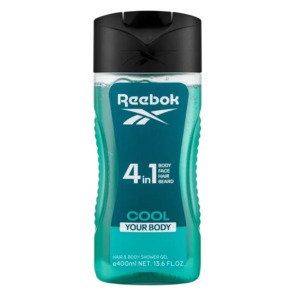 REEBOK SHOWER GEL COOL YOUR BODY 4IN1 / 400ML      