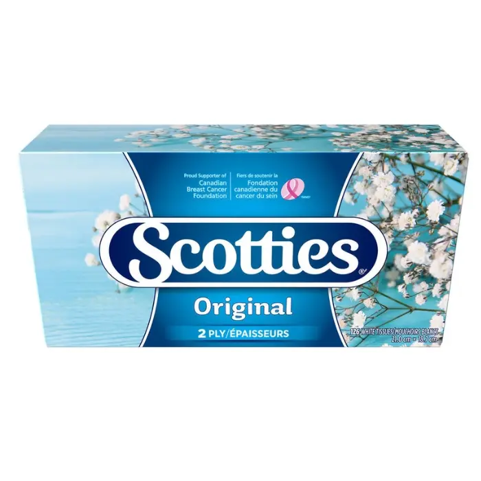 SCOTTIES VELOCITY FACIAL TISSUES 2PLY 