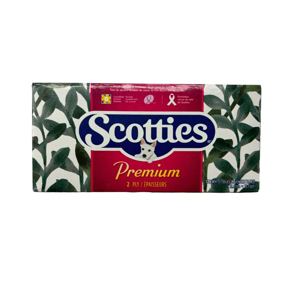 SCOTTIES VELOCITY PREMIUM FACIAL TISSUES 2PLY  