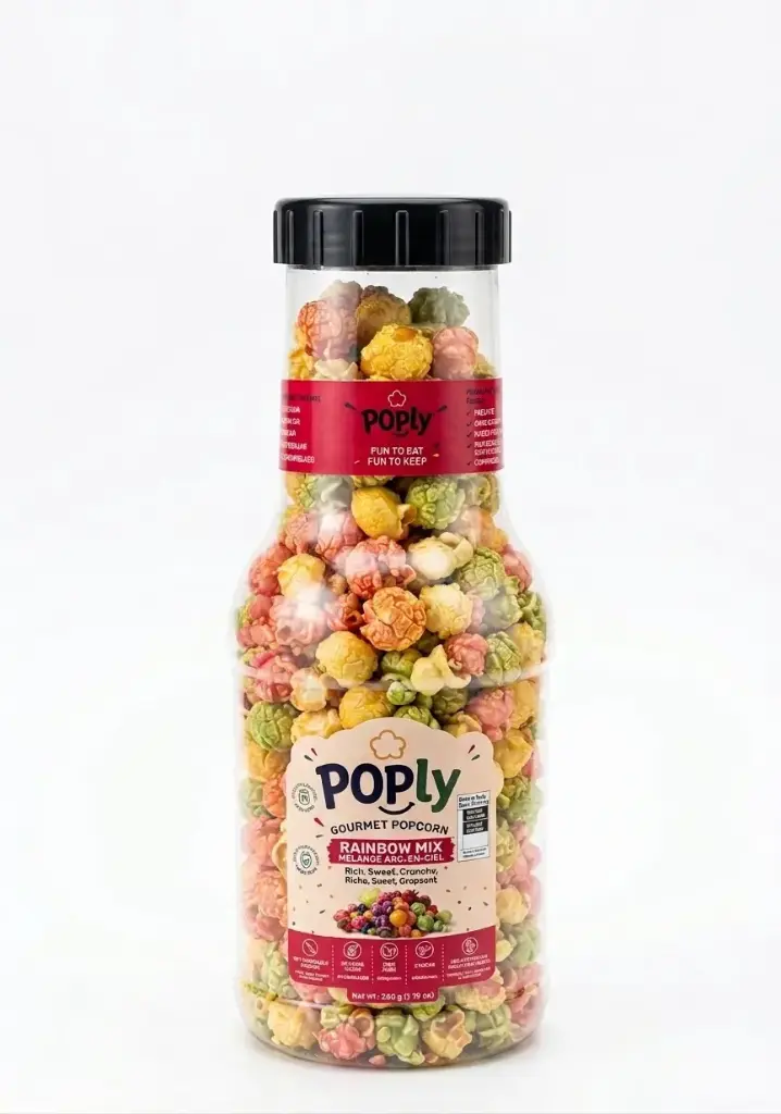 POPLY RAINBOW MIX POPCORN 260G
