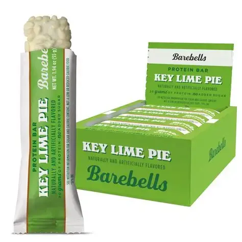 BAREBELLS PROTEIN BAR KEY LIME PIE 55GX12CT 