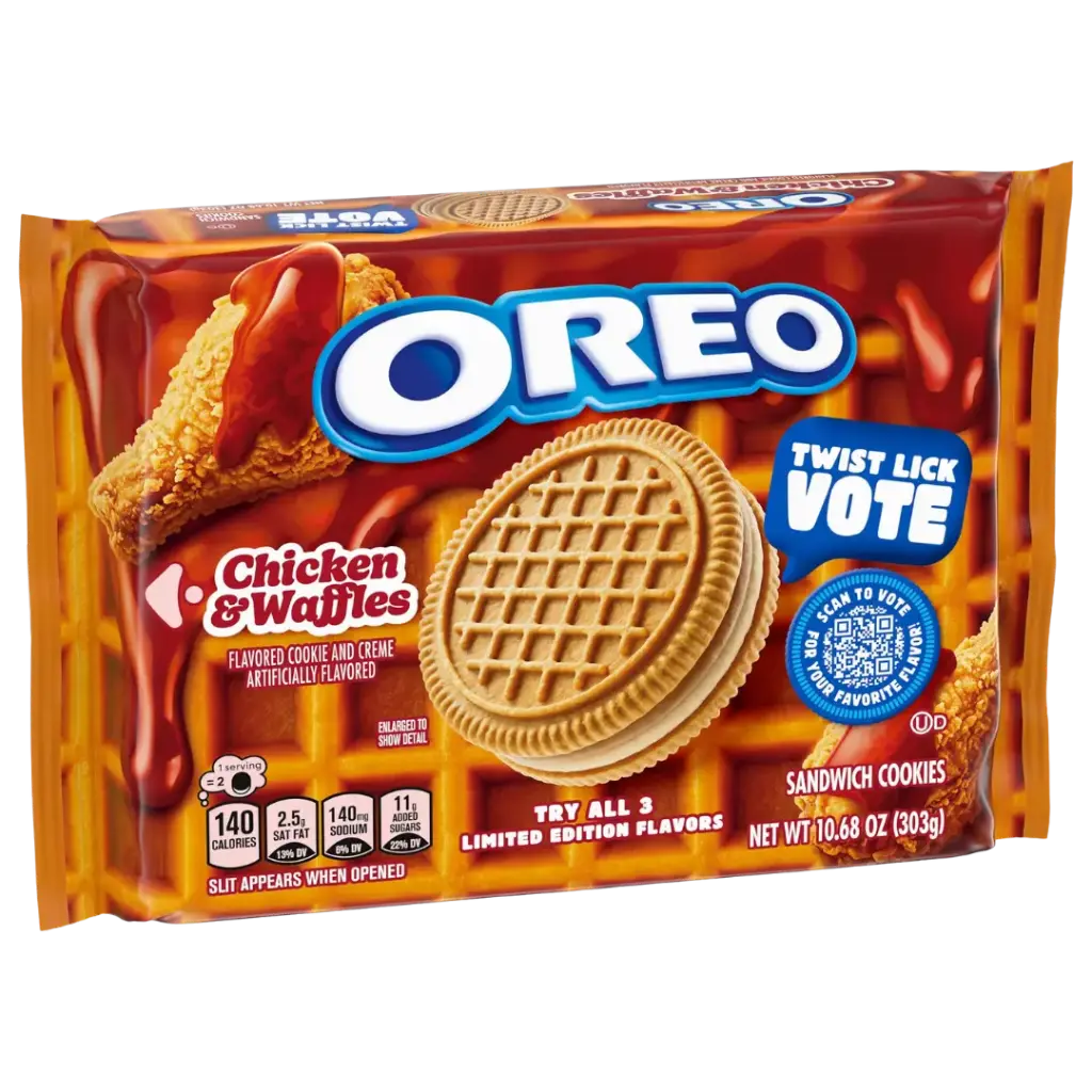 OREO CHICKEN & WAFFLES FLAVOR COOKIES 303G