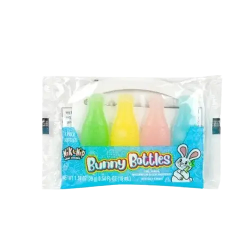 NIK-L-NIP 4PK MINI DRINKS BUNNY BOTTLES 39G 
