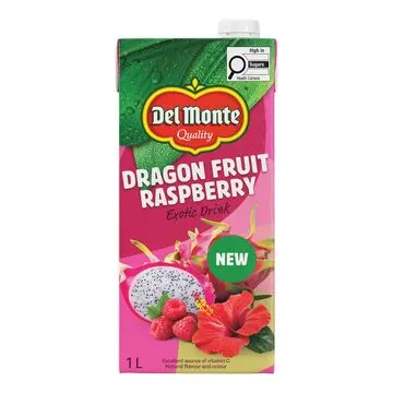 DEL MONTE DRAGON FRUIT RASPBERRY NECTAR 1L