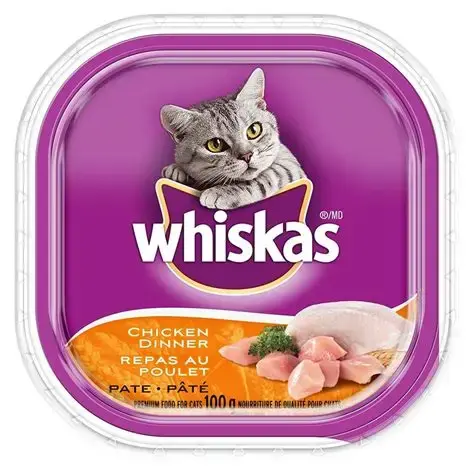 WHISKAS WET CAT FOOD TENDER CHICKEN 100G