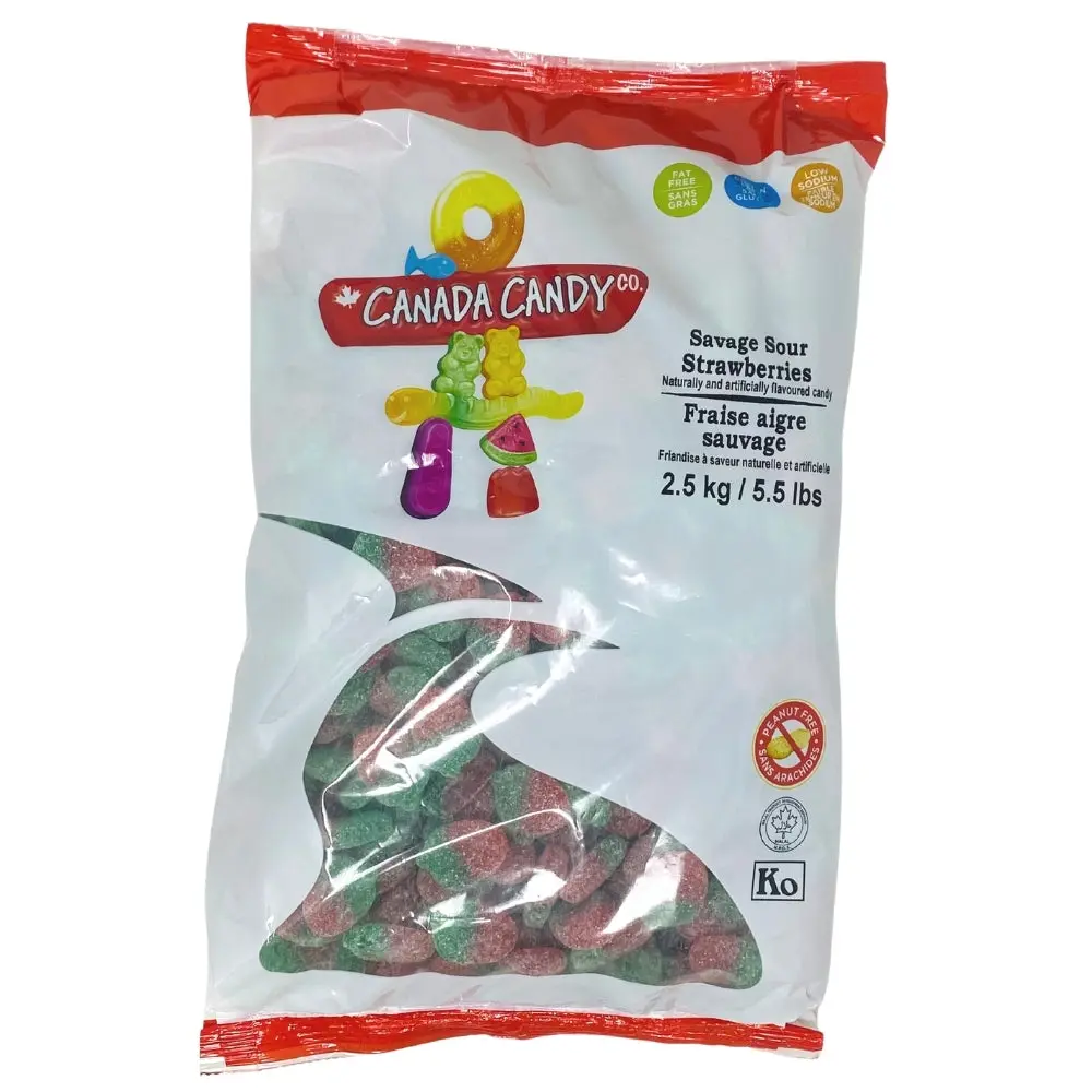 CANADA CANDY SOUR STRAWBERRY 2.5KG