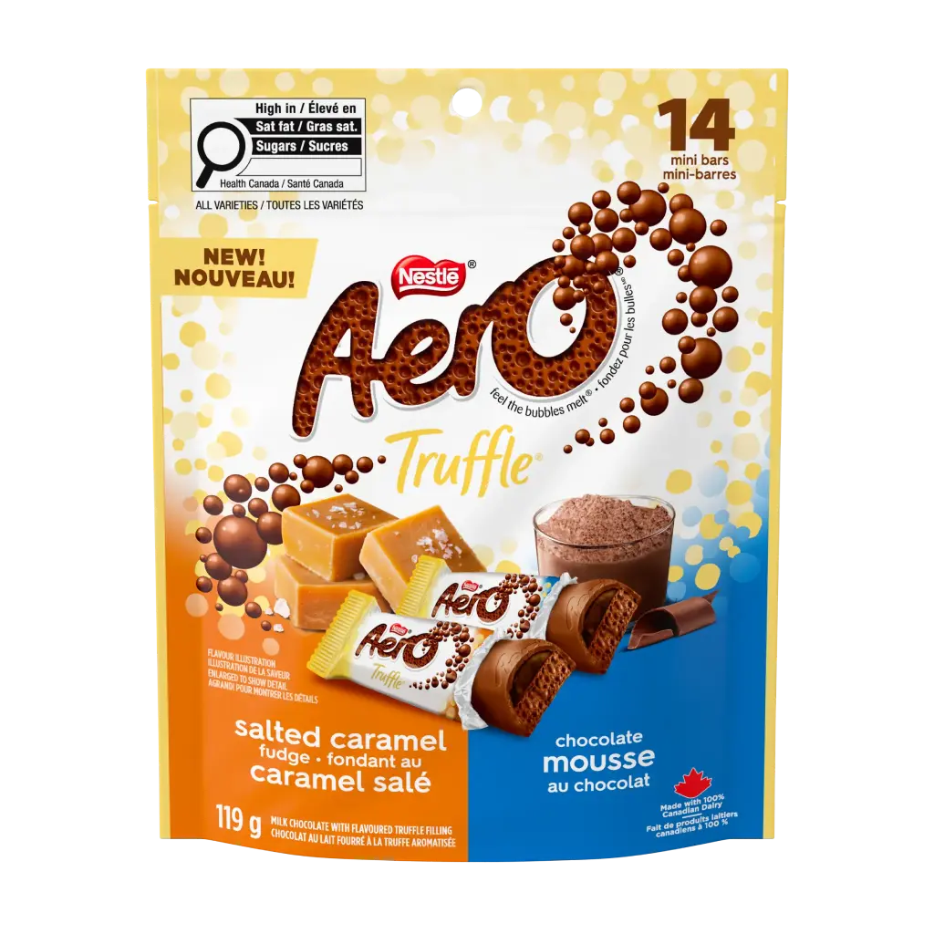 AERO TRUFFLE SALTED CARAMEL & CHOCO MOUSSE 119G