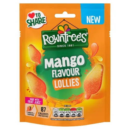 ROWNTREE'S MANGO LOLLIES 115G (UK)