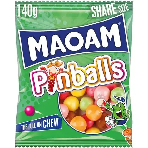 HARIBO MAOAM PINBALLS ASSORTED 140G (UK)